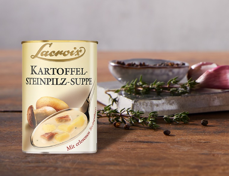 Lacroix Kartoffel Steinpilz Suppe